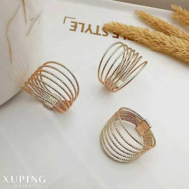 xuping 7-line delicate ring