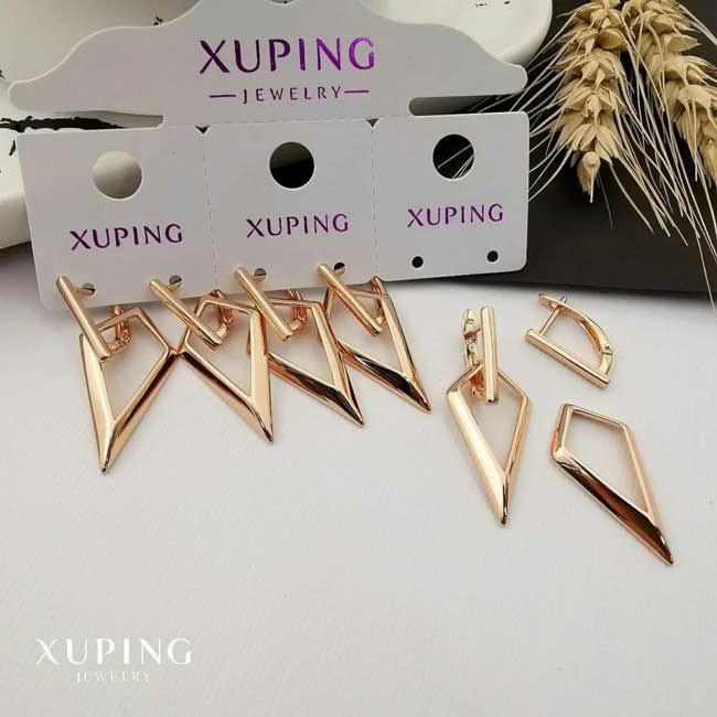 xuping-earrings-rhombus-design-pendant